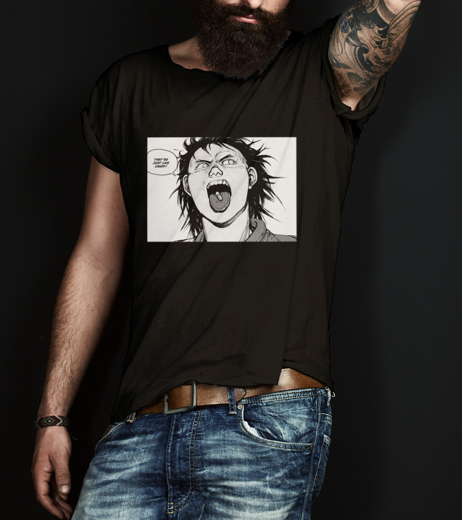 Akira Tetsuo They're Just Like Candy Pill T-Shirt