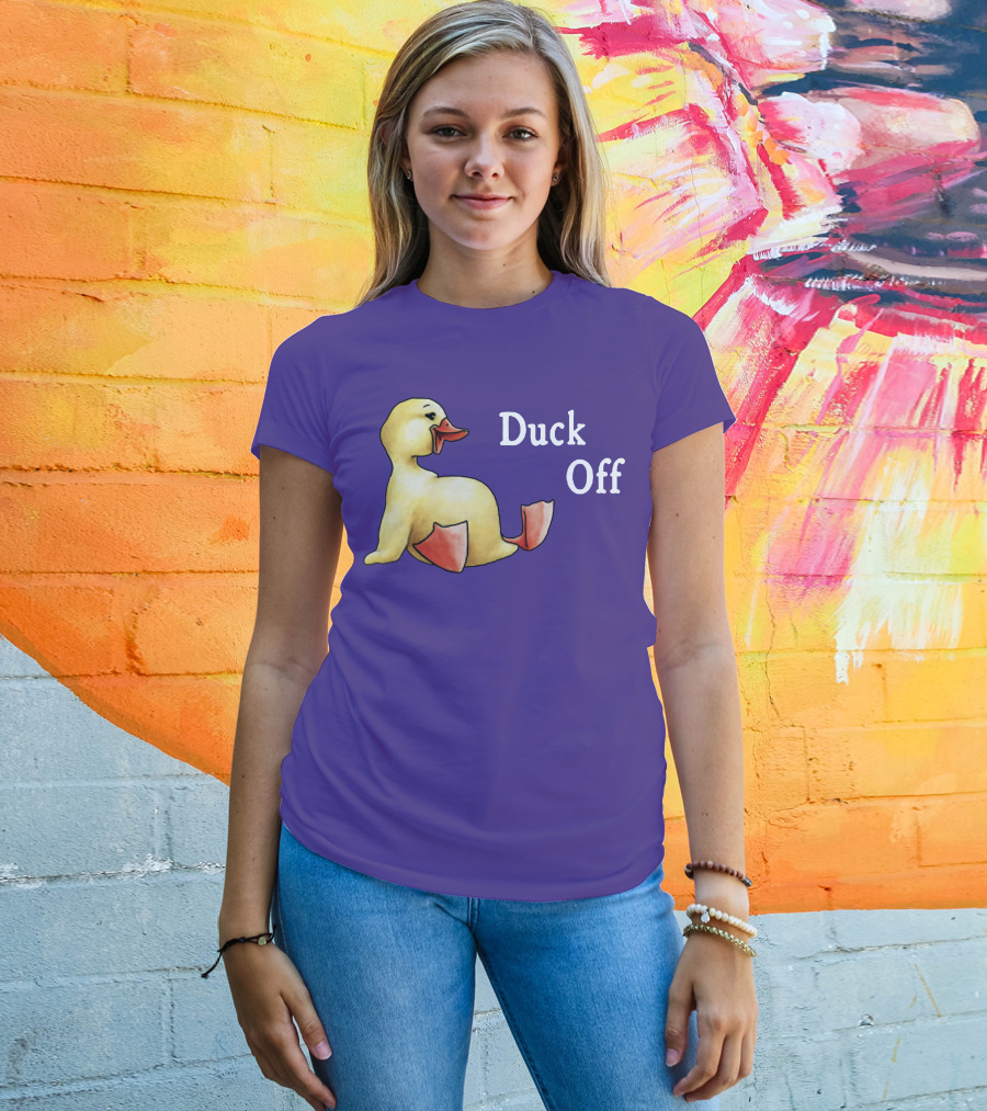 Duck Off Funny Sitting Duck T-Shirt