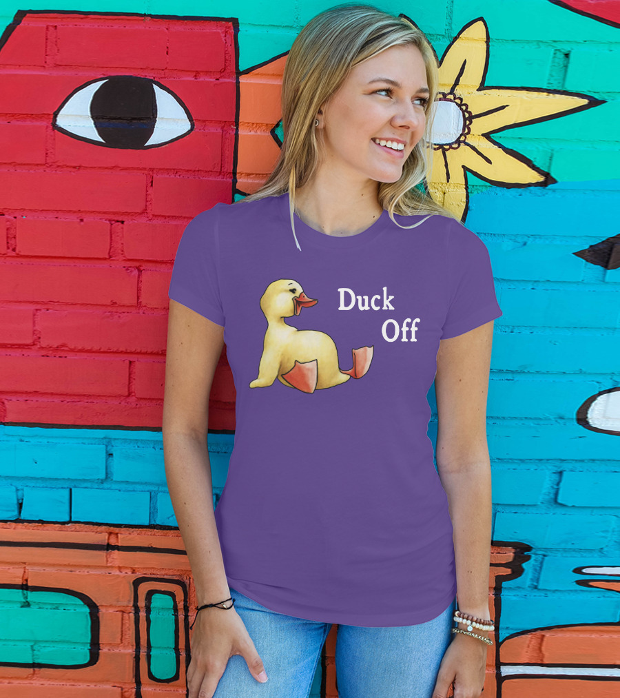 Duck Off Funny Sitting Duck T-Shirt