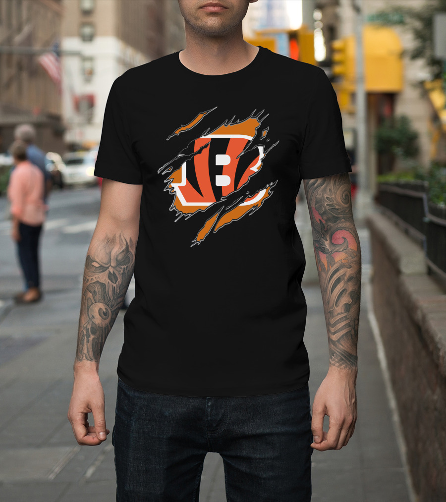 Cincinnati Bengals Scratch Claw T-Shirt