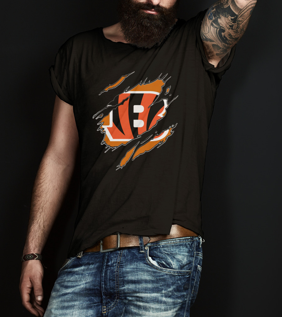 Cincinnati Bengals Scratch Claw T-Shirt