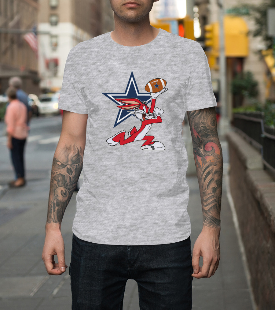 Dallas Cowboys Bugs Bunny Football Star T-Shirt