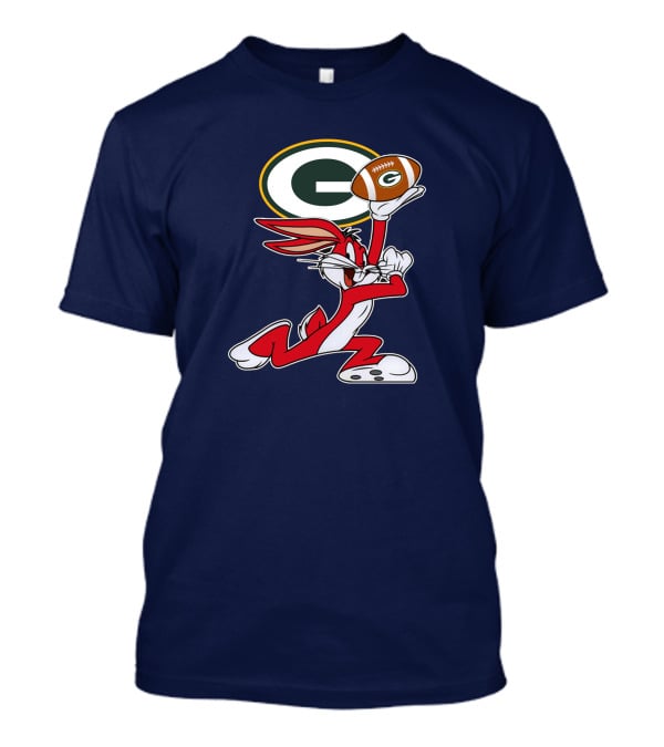 Green Bay Packers Bunny Football T-Shirt