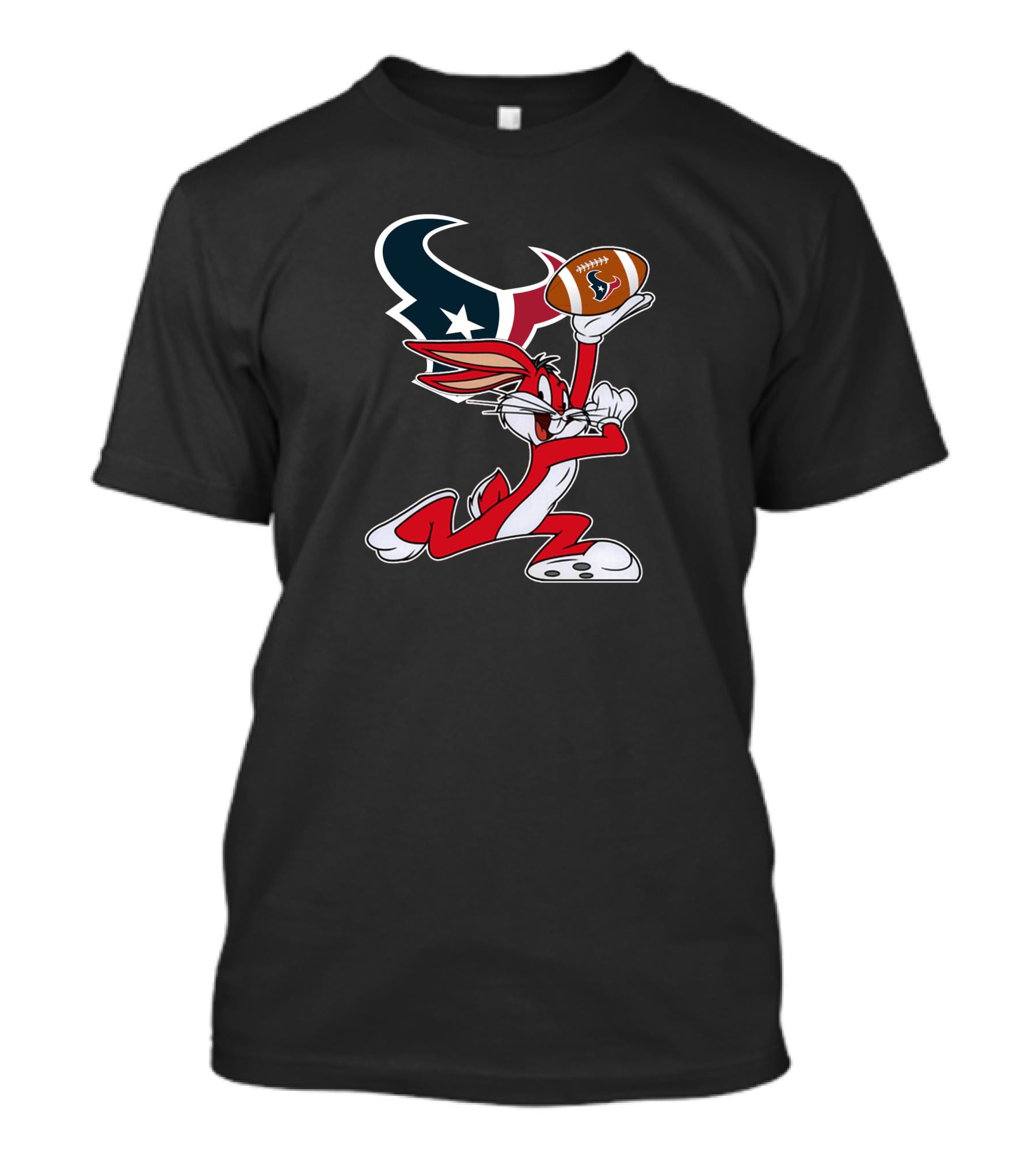 Houston Texans Bugs Bunny Chiefs Football T-Shirt