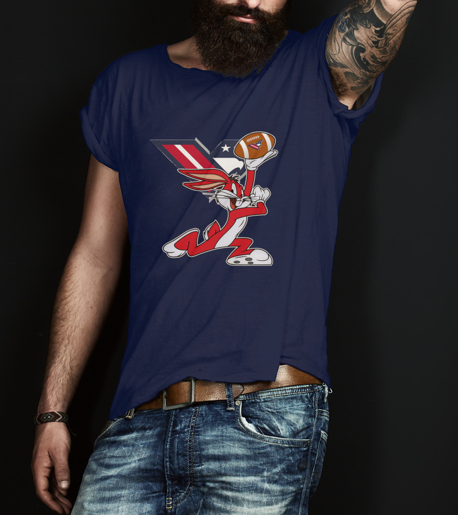 Bugs Bunny Washington Valor Chiefs Football Crossover T-Shirt