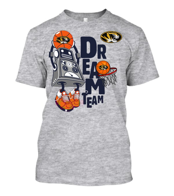Missouri Tigers Basketball Robot Dream Team T-Shirt