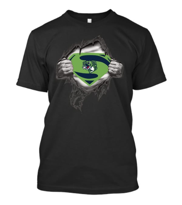 Gwinnett Stripers Superman Fish T-Shirt