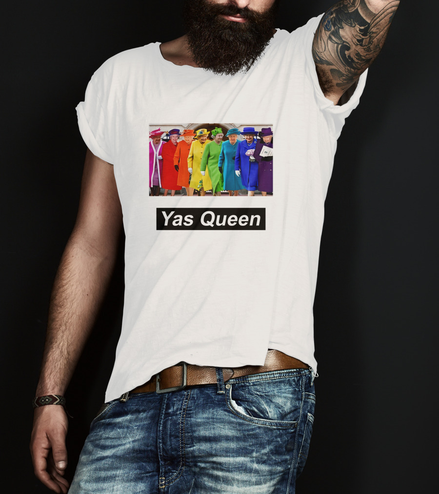Yas Queen Rainbow Fashion T-Shirt