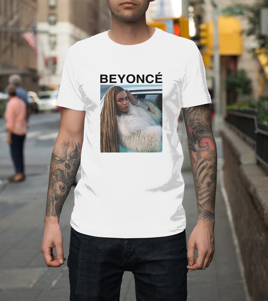 Beyoncé In Fur Coat Looking Powerful T-Shirt