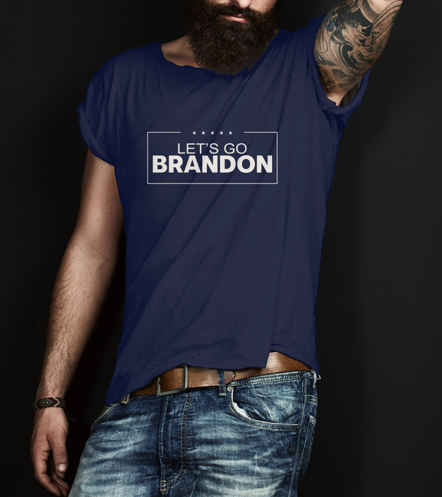 Liz Harrington Let's Go Brandon Stars Emblem T-Shirt