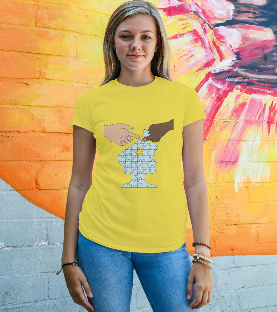 The Philanthropy Boys Club In Her Words Puzzle Head Collaboration T-Shirt