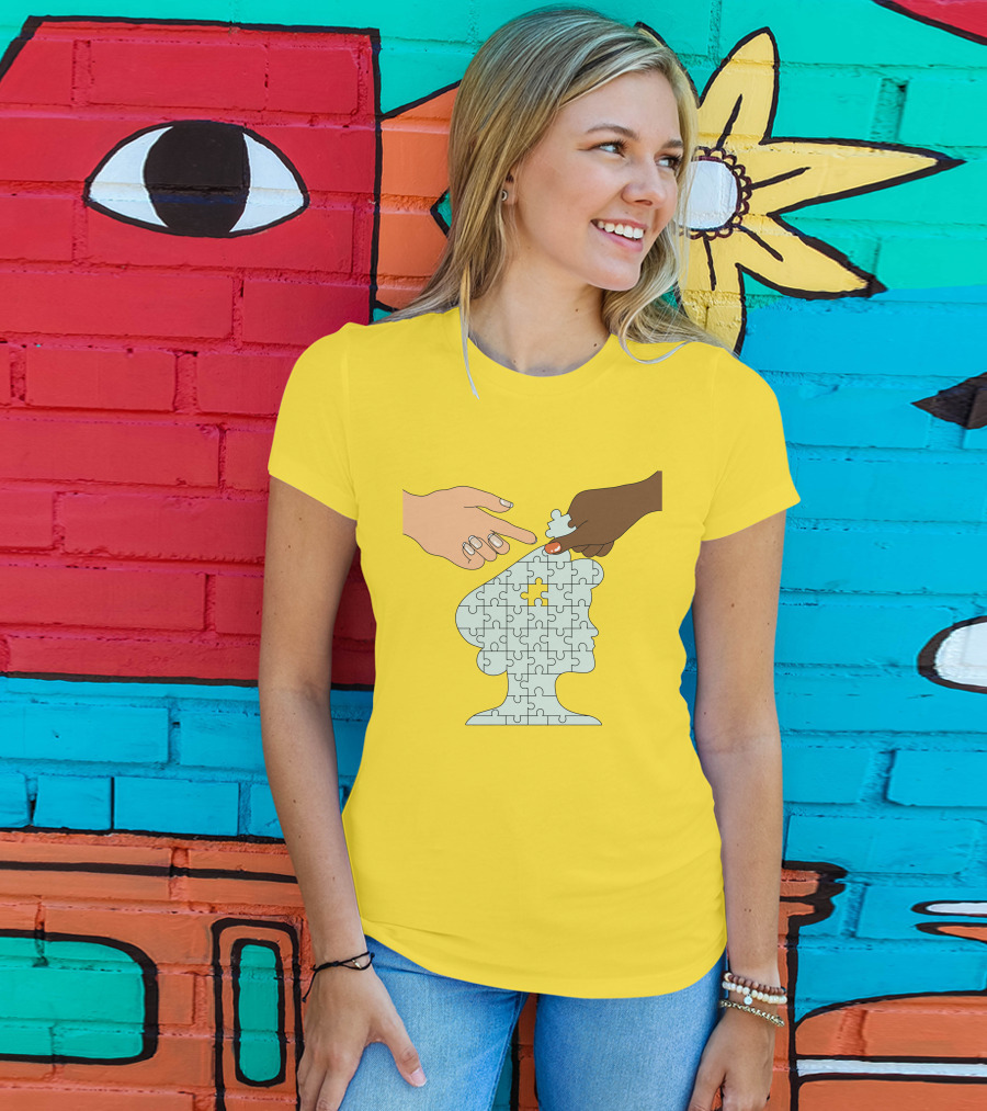 The Philanthropy Boys Club In Her Words Puzzle Head Collaboration T-Shirt