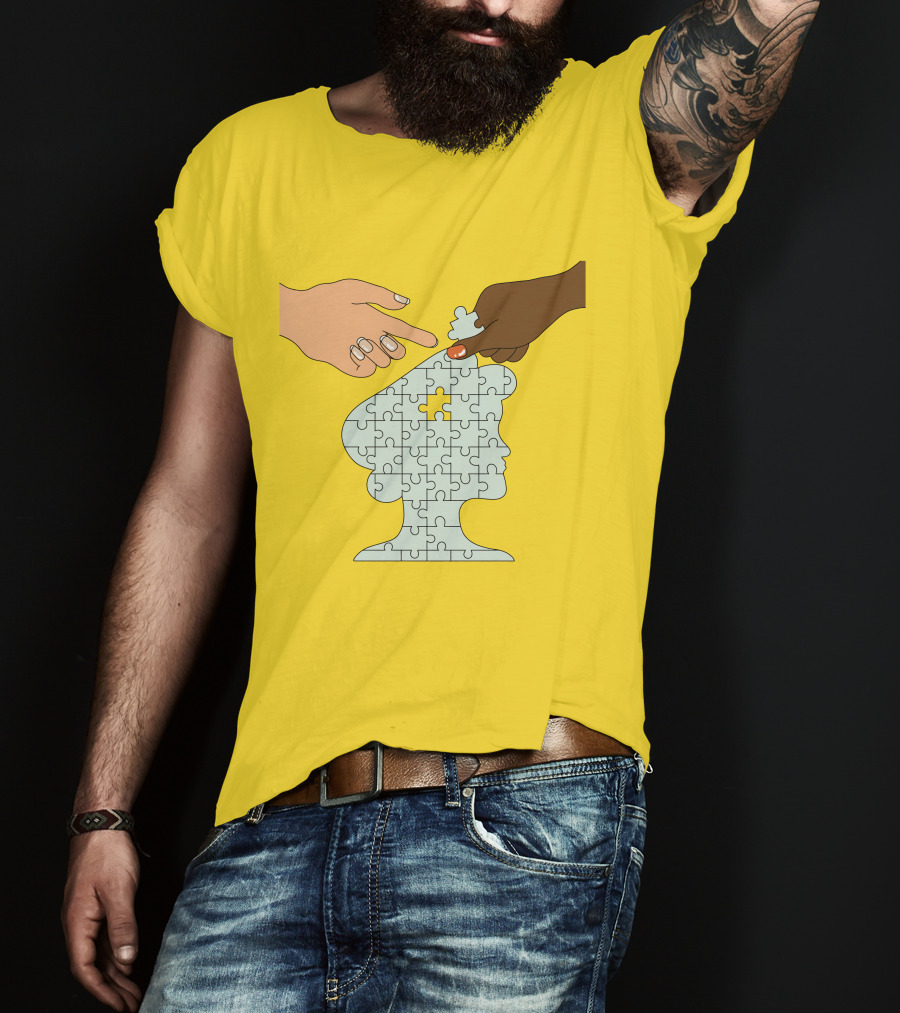 The Philanthropy Boys Club In Her Words Puzzle Head Collaboration T-Shirt