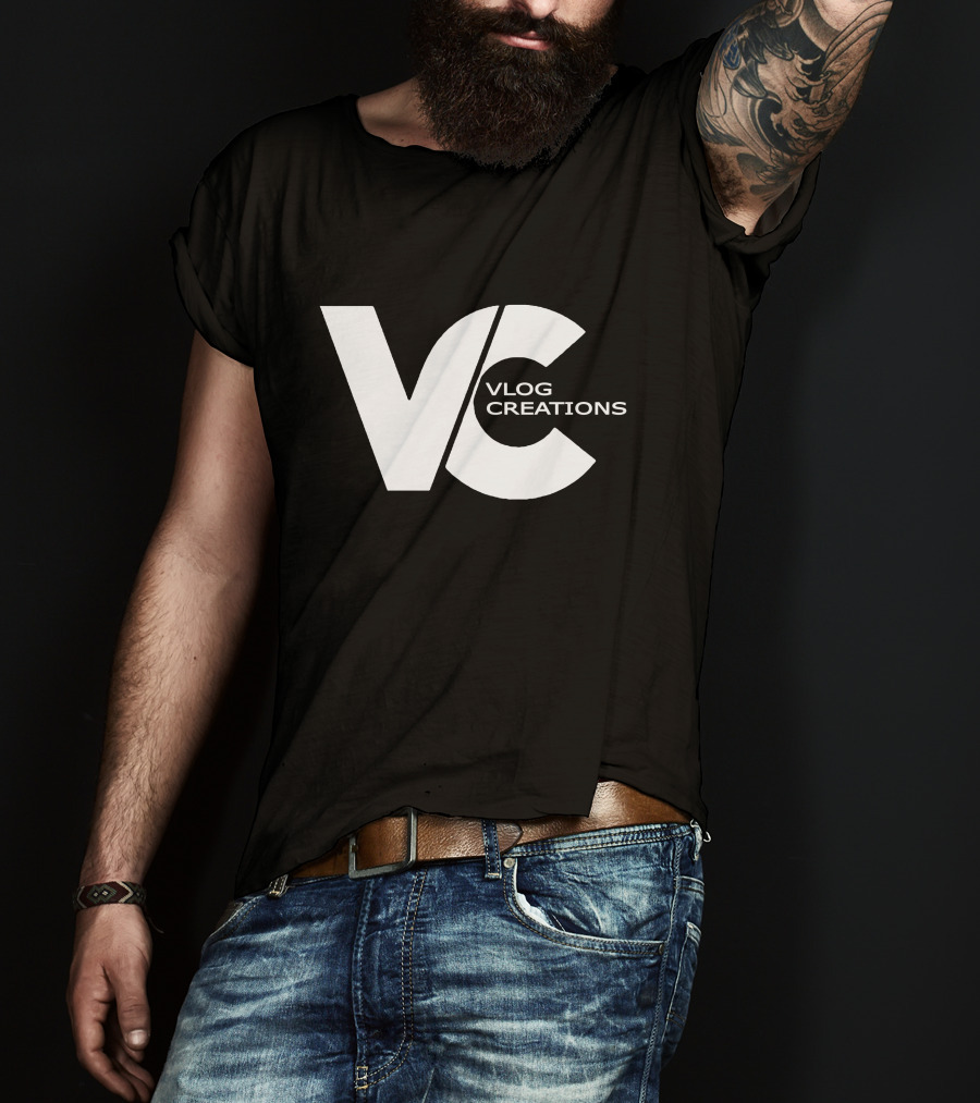 Vc Vlog Creations Logo T-Shirt