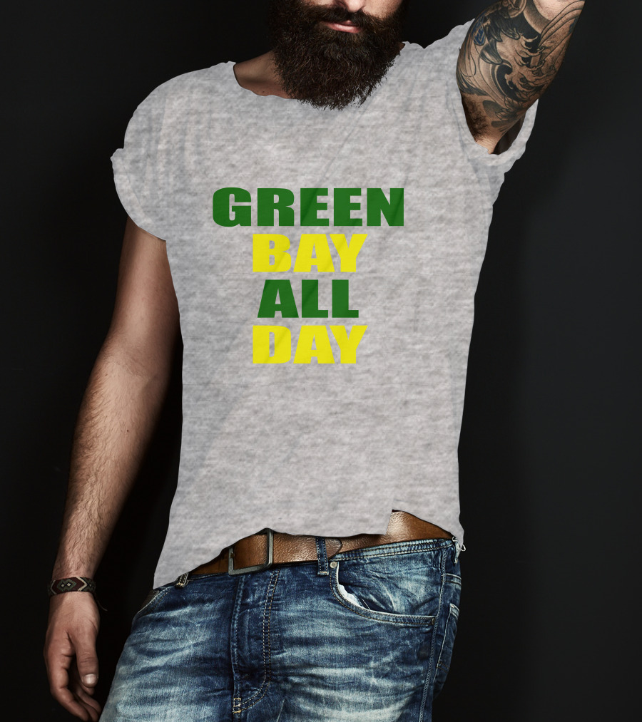 Green Bay All Day Packers Fan Edition Sam 2 Point Oh T-Shirt