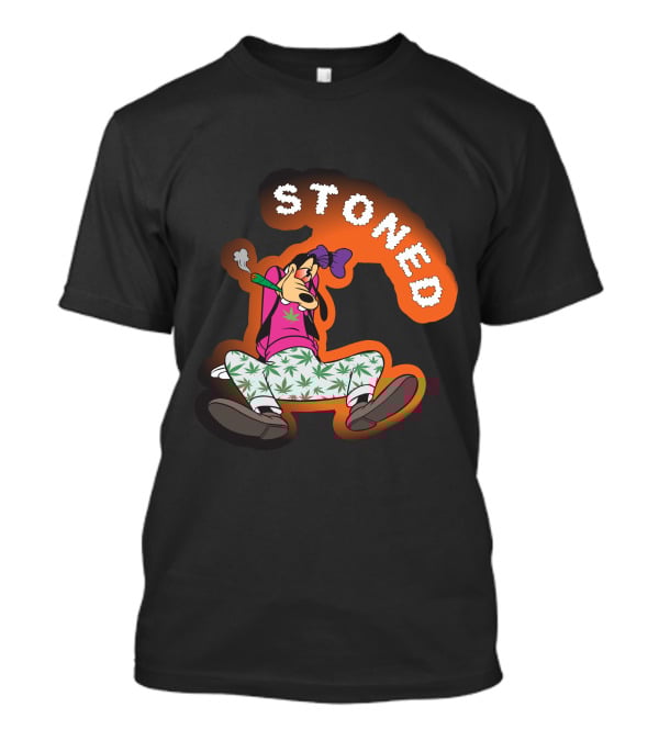 STONED GOOFY Cannabis Leaf Pants Smoke T-Shirt