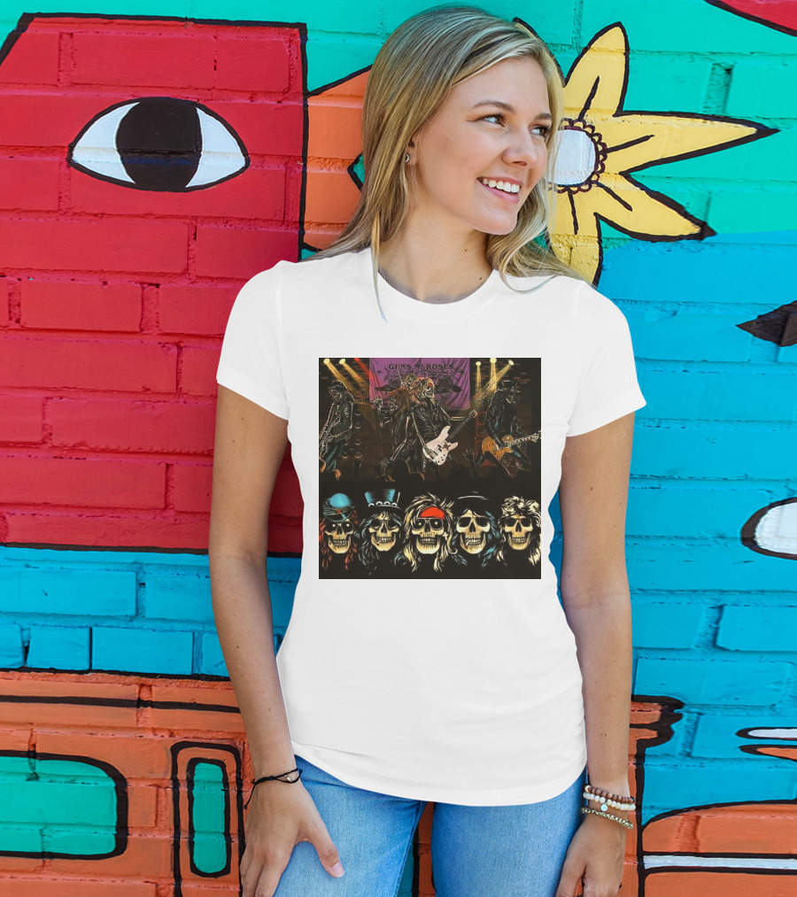 Guns N' Roses Live Skull Band T-Shirt