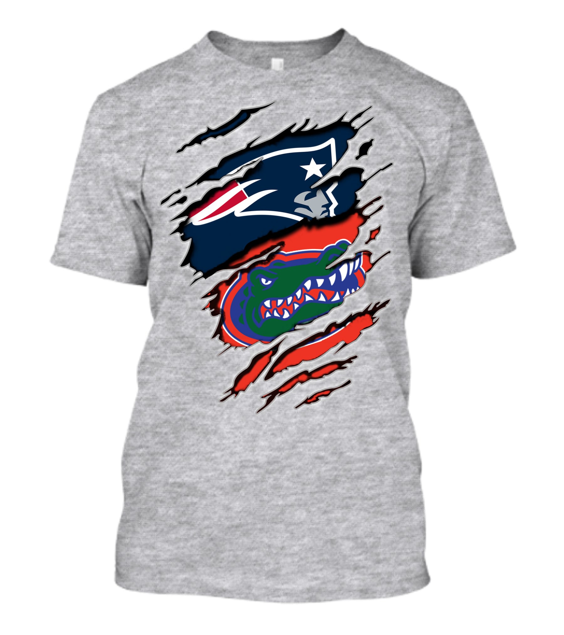 Patriots Gators Claw Marks T-Shirt