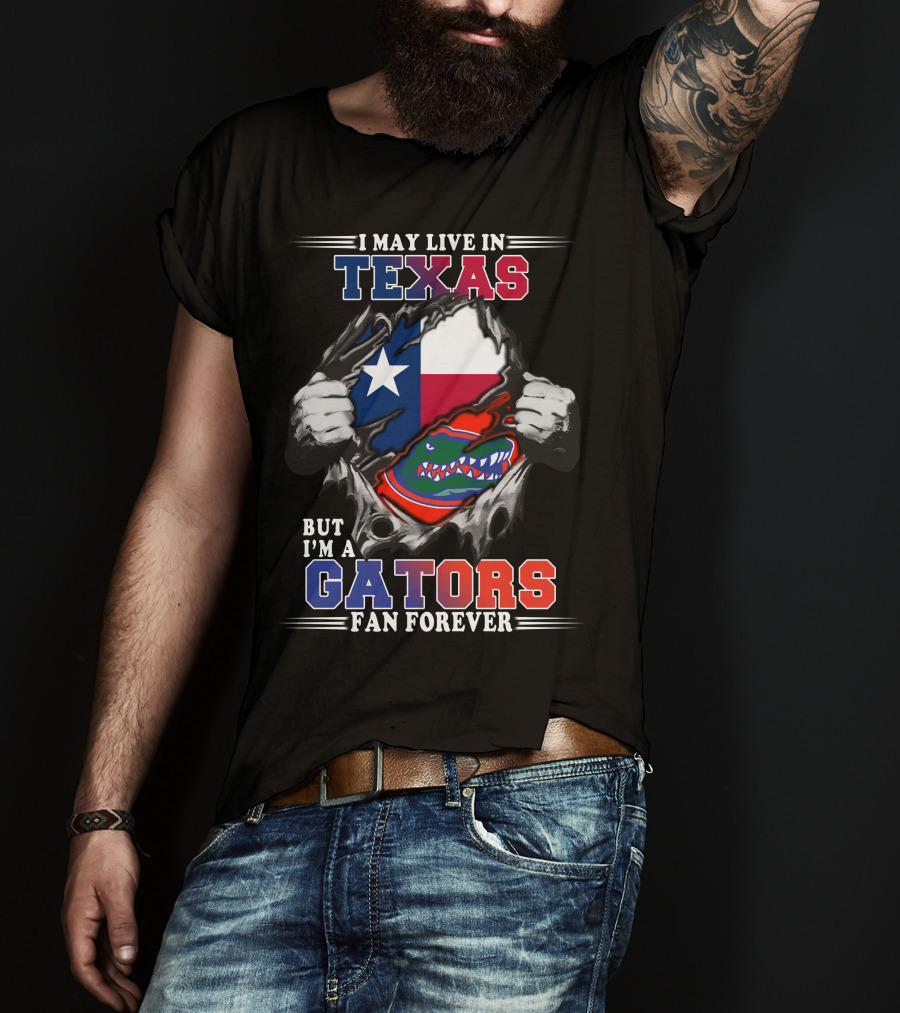 Texas Gators Fan Forever State Pride Combo T-Shirt
