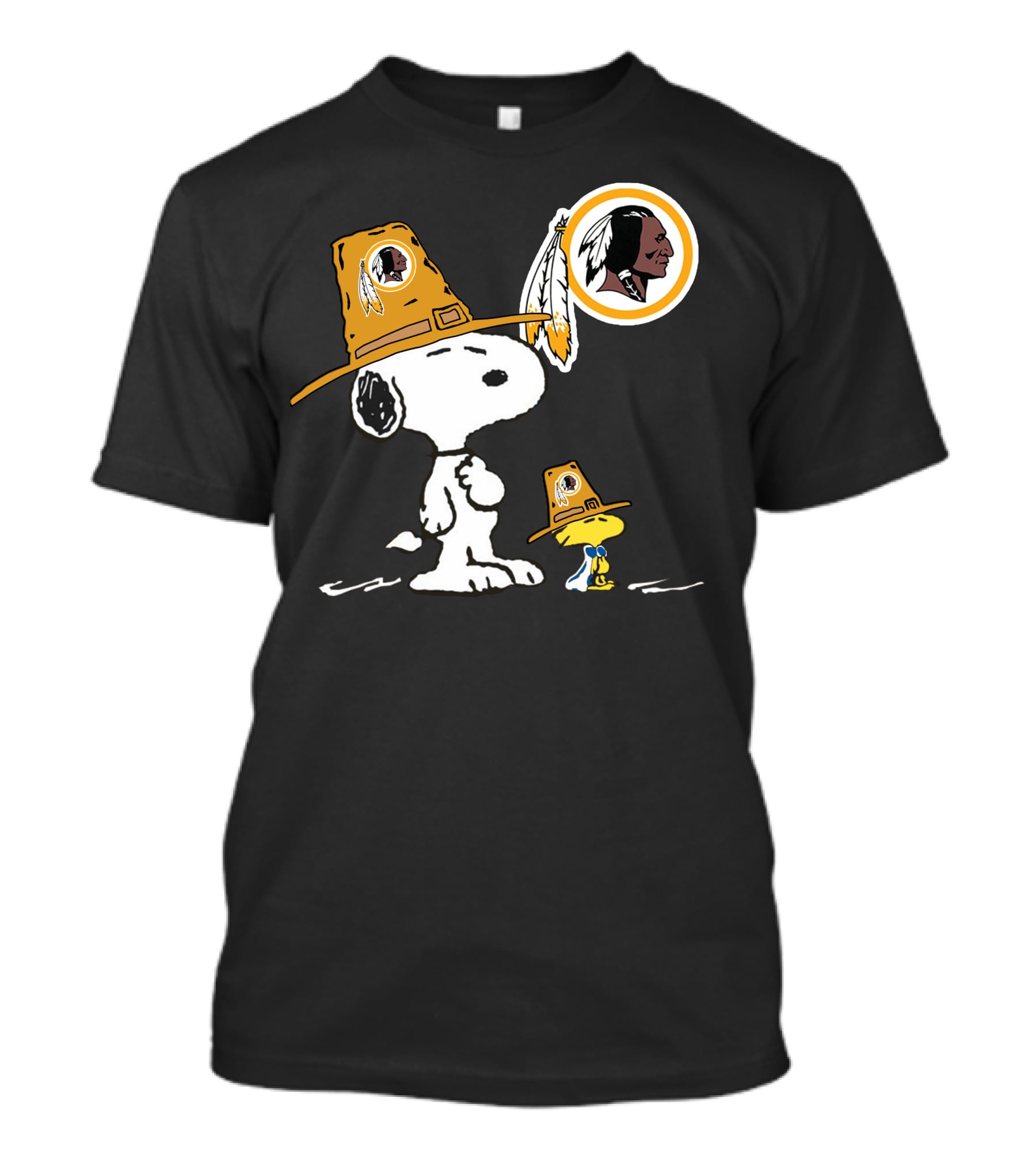 Snoopy Woodstock Washington Redskins Football Fan Gear T-Shirt