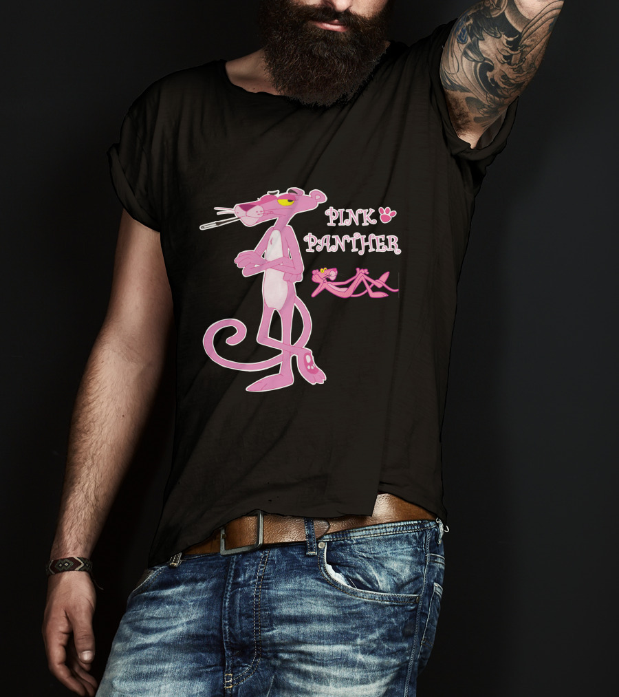 Pink Panther Classic Style Lined T-Shirt