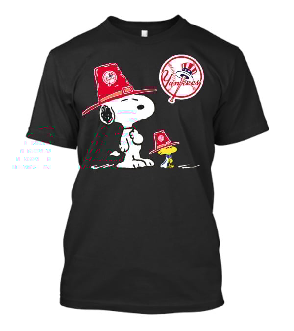 Yankees Snoopy Woodstock Baseball Hat T-Shirt
