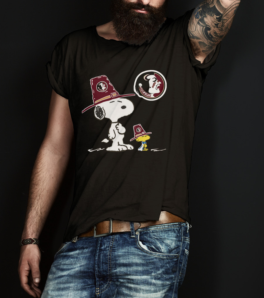 Florida State Seminoles Snoopy And Woodstock T-Shirt