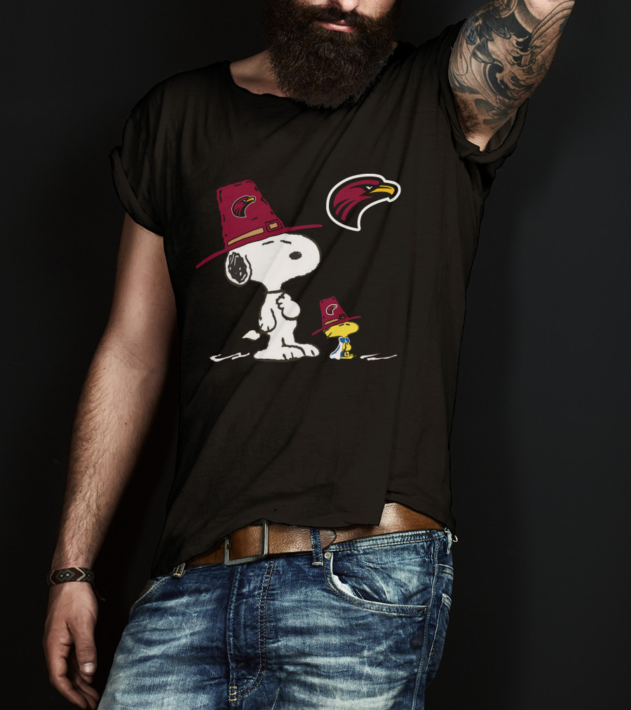 UL Monroe Warhawks Snoopy Woodstock Vintage Hat T-Shirt