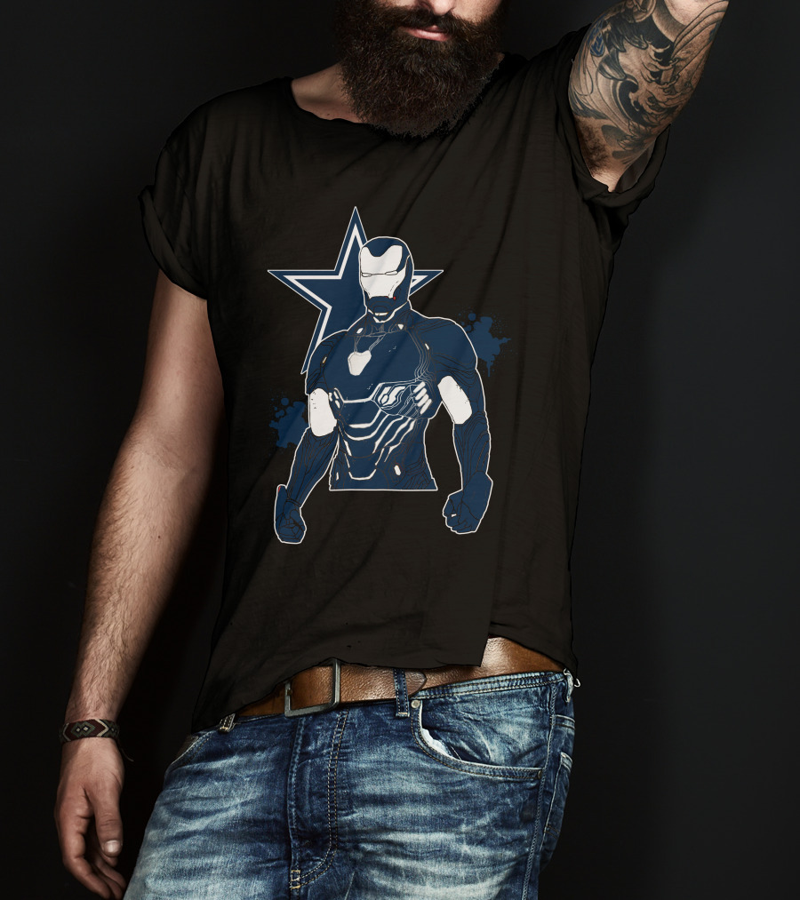 Dallas Cowboys Iron Man Fusion T-Shirt
