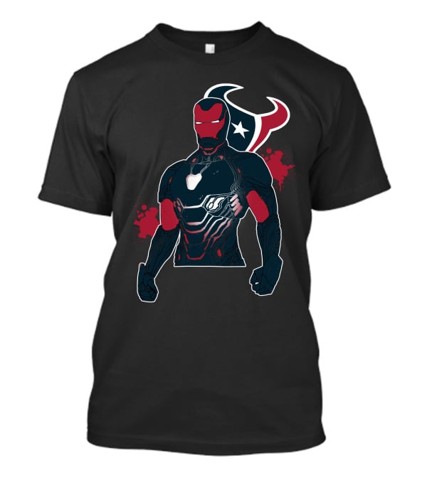 Iron Man Texans Mashup T-Shirt