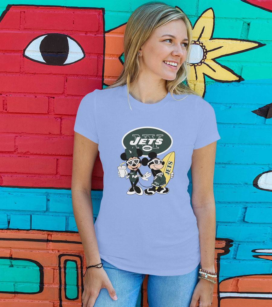 Jets Mickey Surfing Vacation Adventure T-Shirt