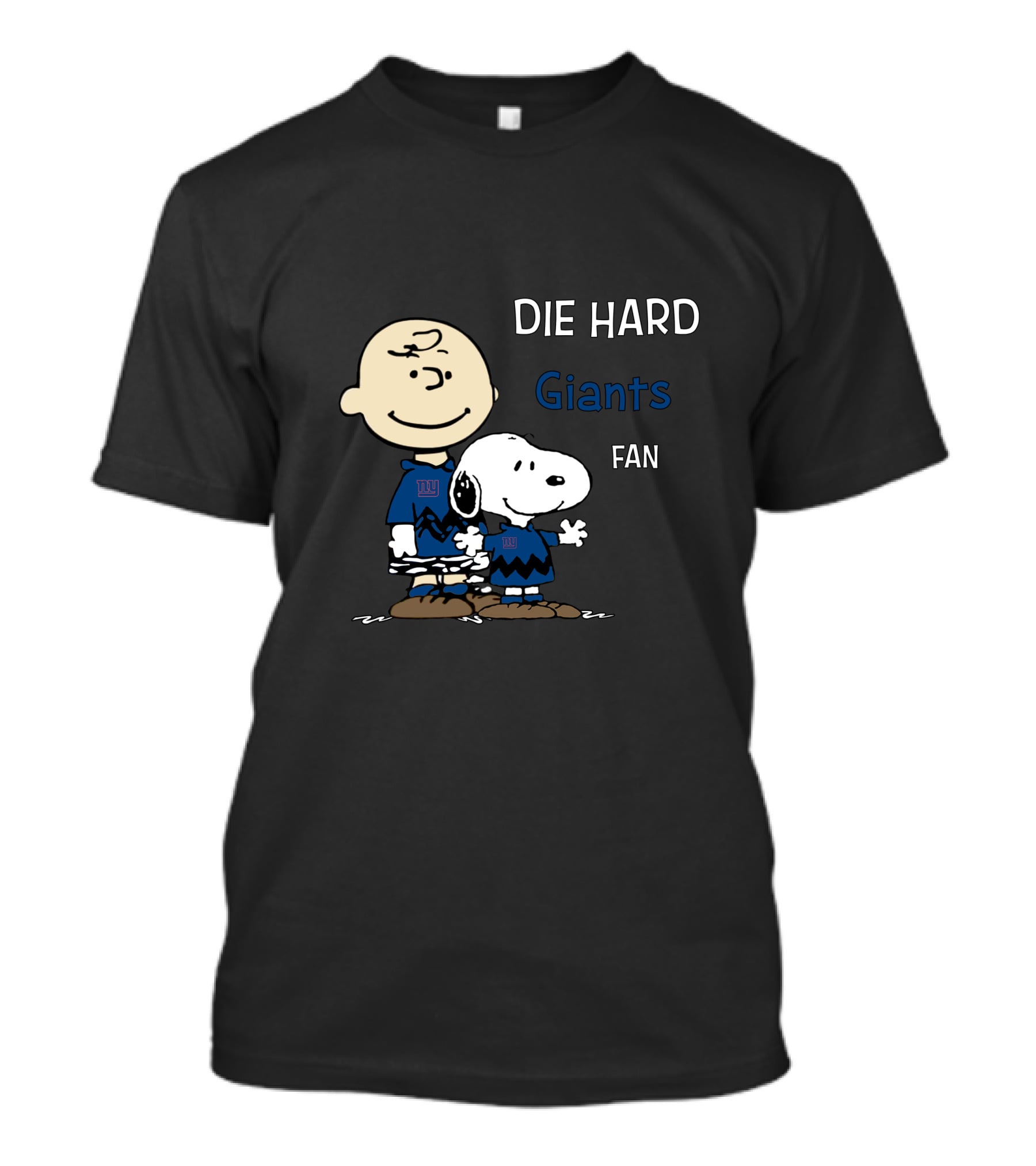DIE HARD Giants FAN Snoopy And Charlie Brown T-Shirt