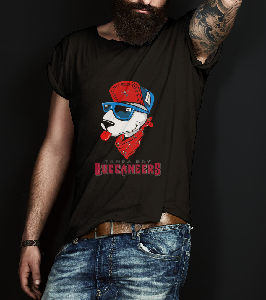 Tampa Bay Buccaneers Bull Terrier T-Shirt