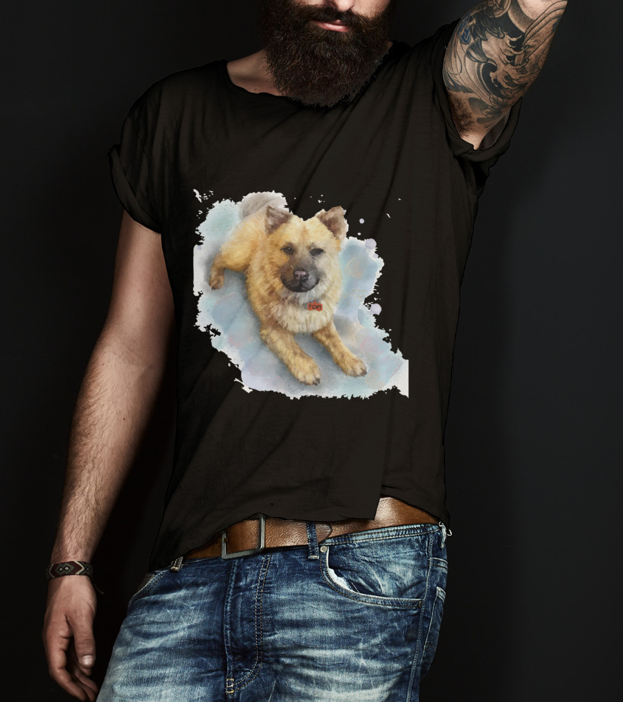 Watercolor Puppy Zen T-Shirt