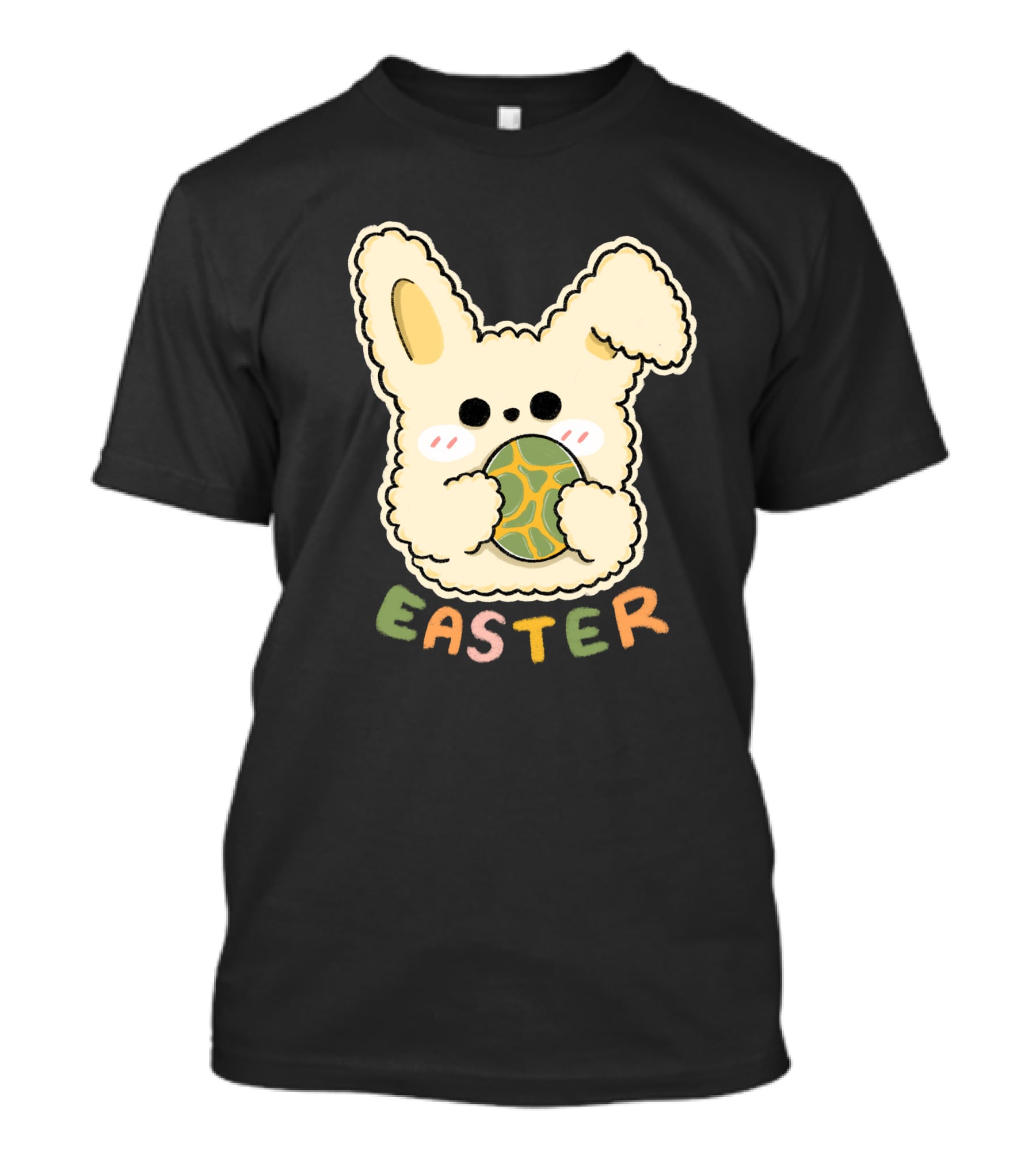 Easter Bunny Holding Easter Egg Sticker T-Shirt