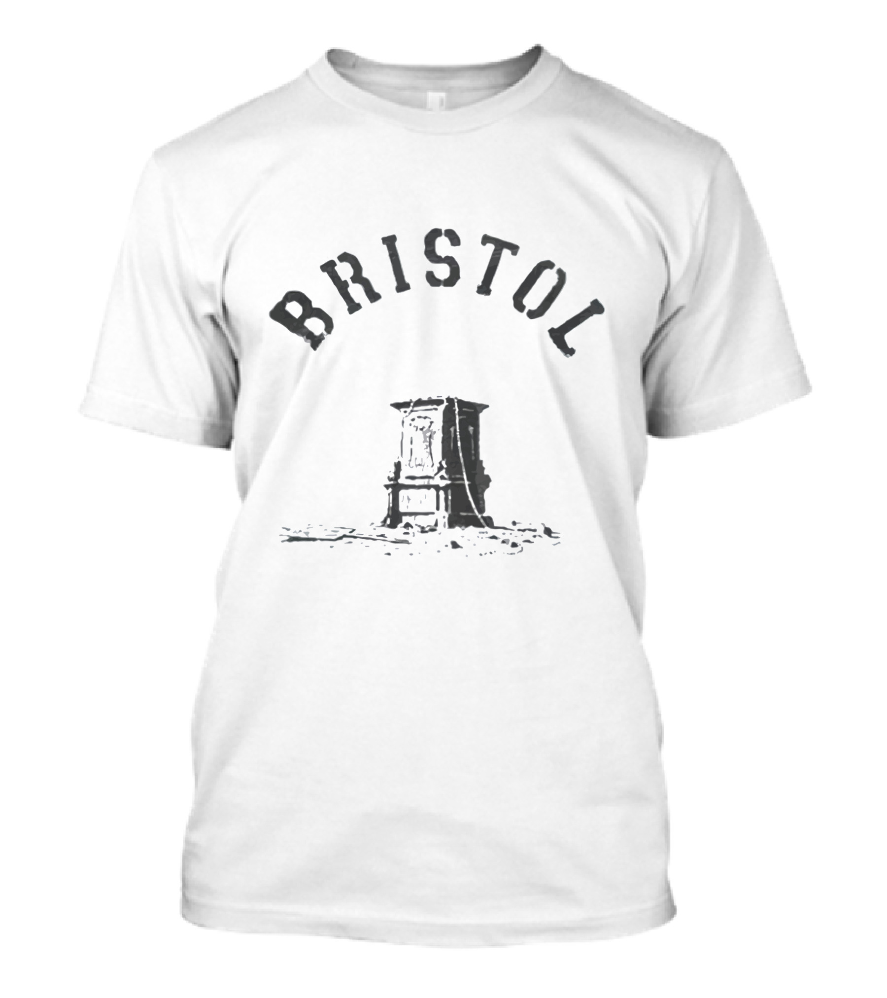 Bristol Banksy Empty Plinth T-Shirt