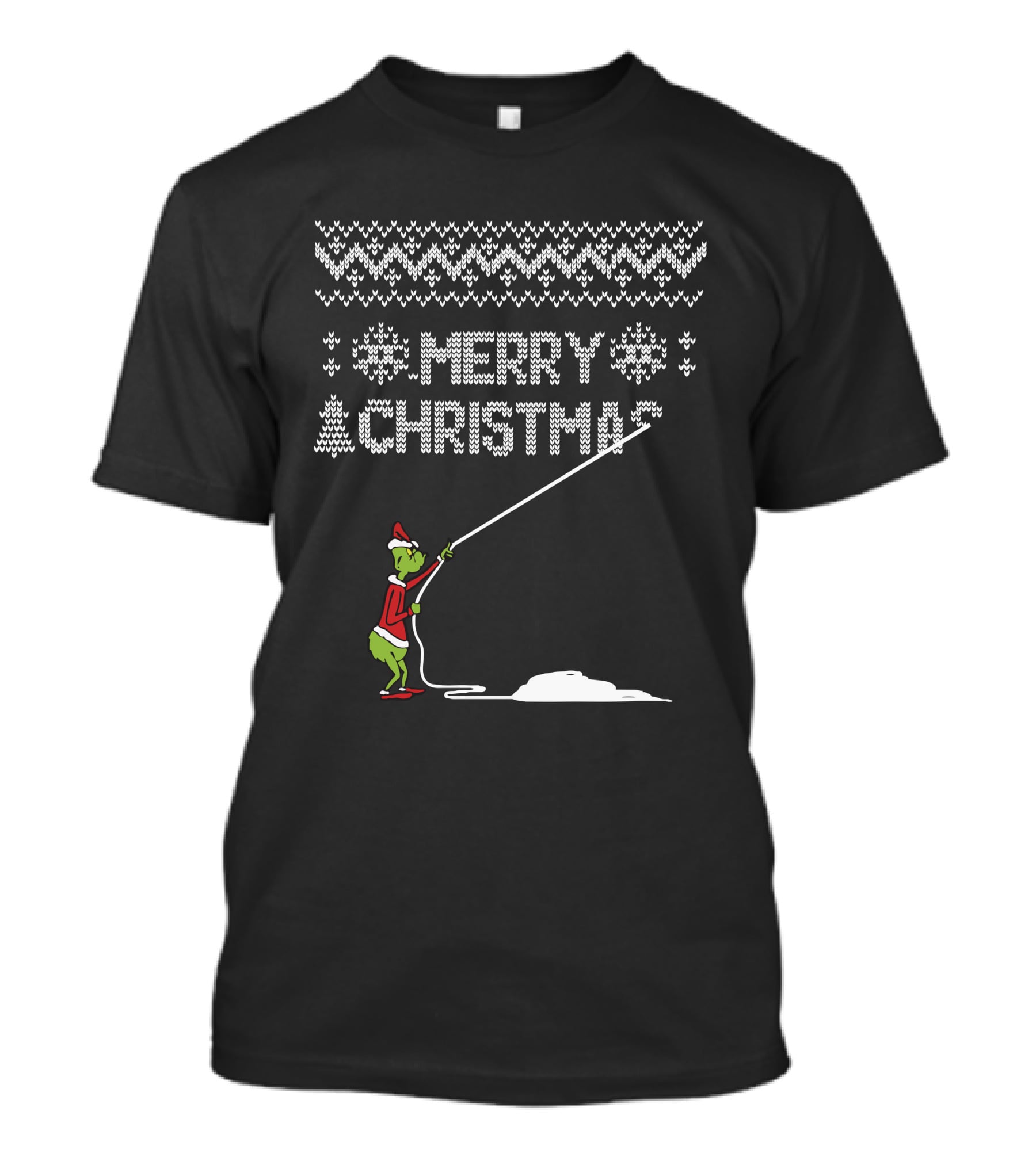 Merry Christmas Grinch Santa T-Shirt