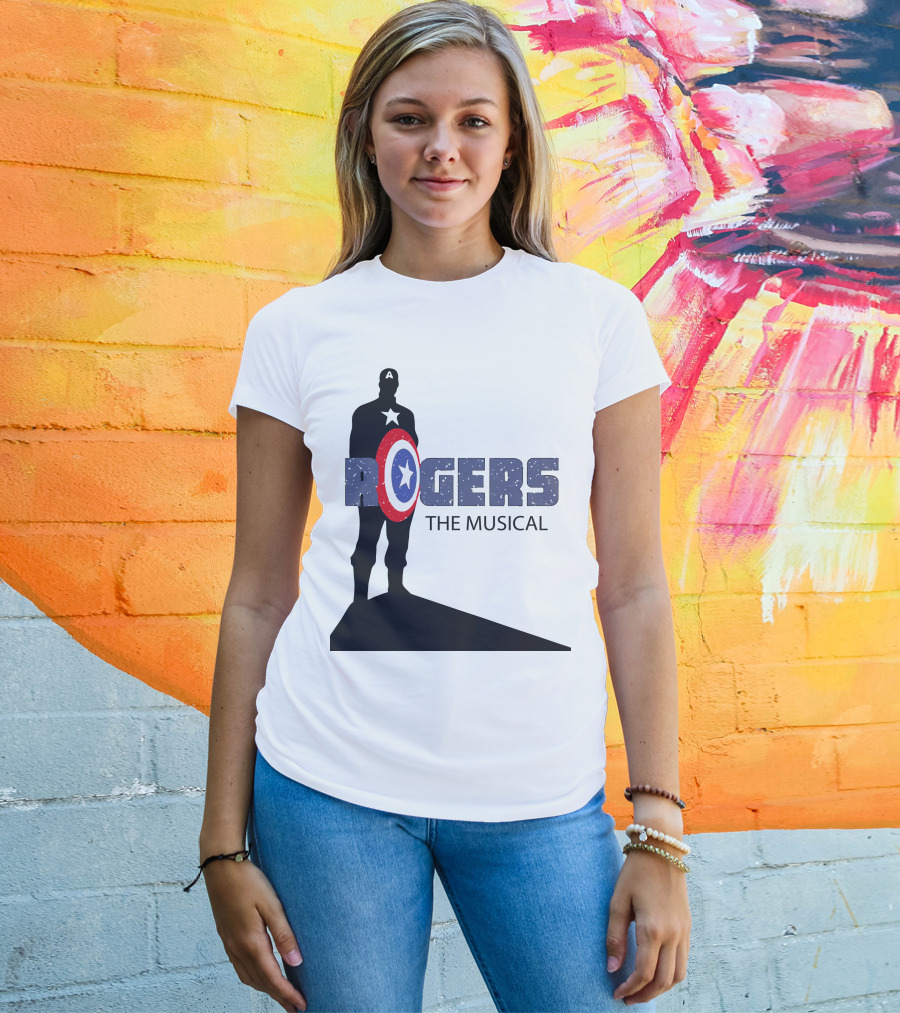 Rogers The Musical Captain America Shield T-Shirt