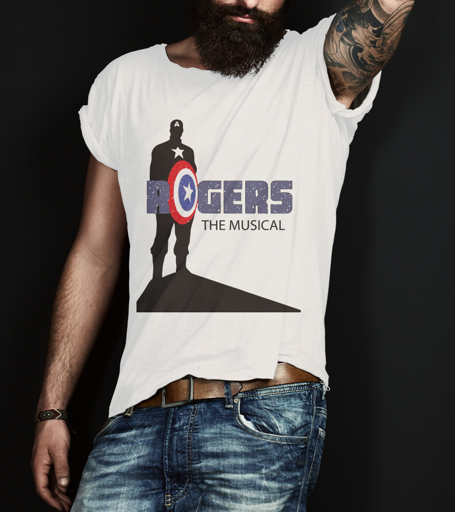 Rogers The Musical Captain America Shield T-Shirt