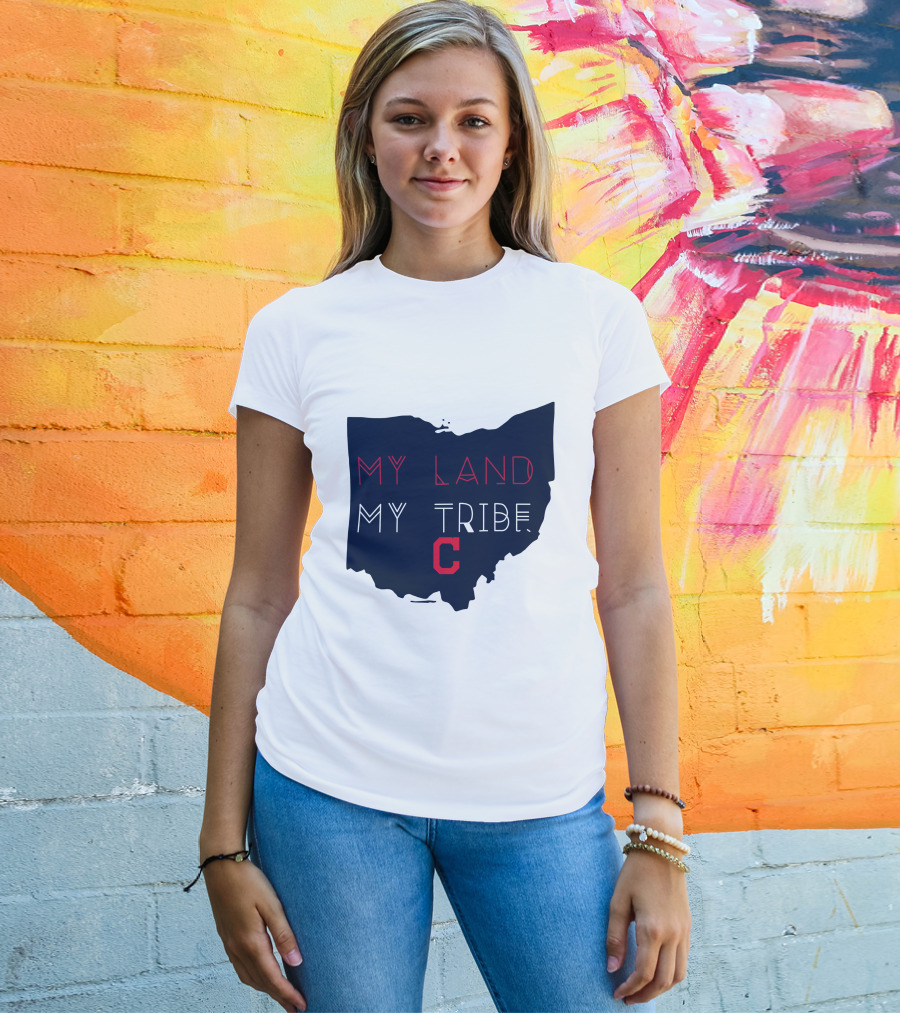My Land My Tribe Cleveland C Indians T-Shirt