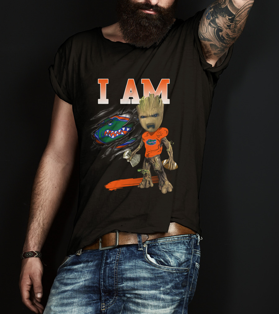 I Am Groot Florida Gators Football T-Shirt