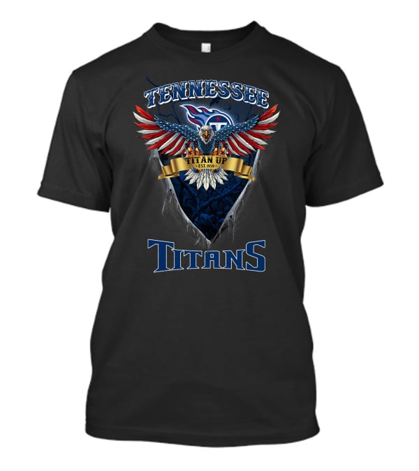 Tennessee Titans Nfl Us Eagle Titan Up Est. 1959 T-Shirt