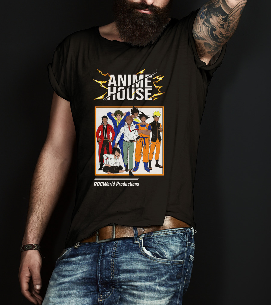 Anime House RDCWorld Productions Manga Characters T-Shirt