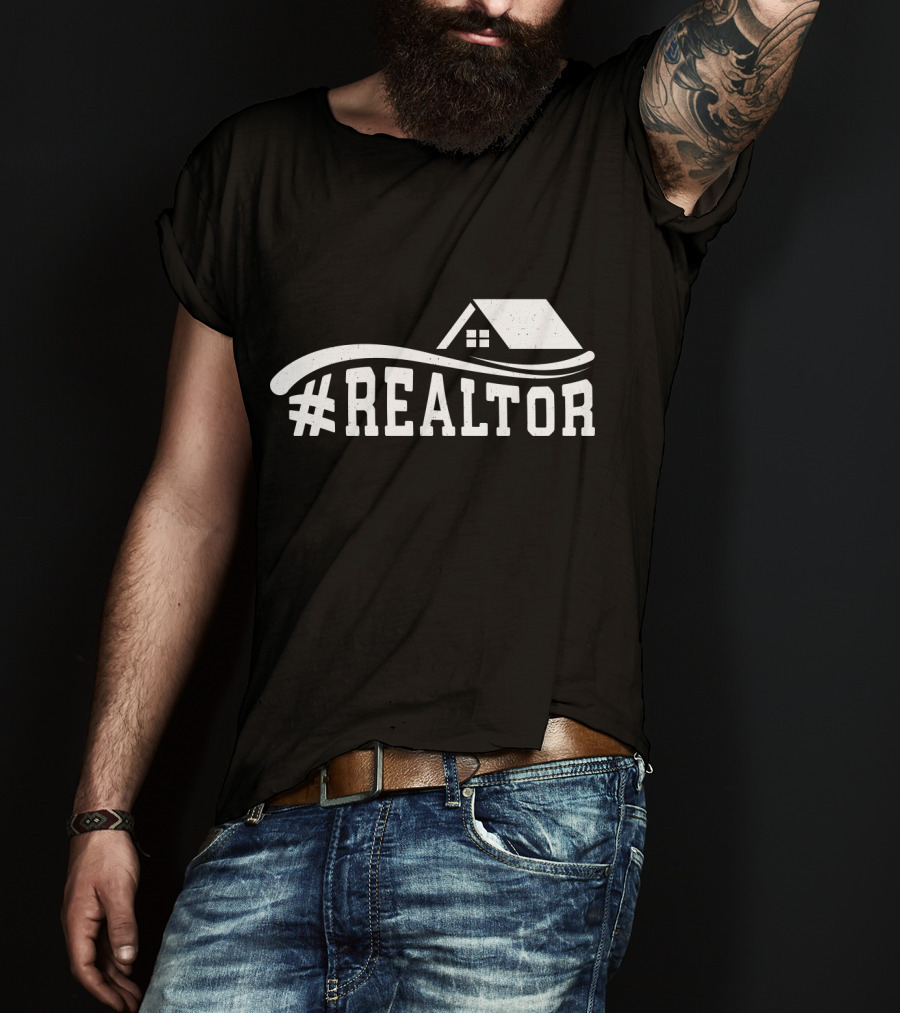 Realtor Housing Real Estate Agent Emblem T-Shirt