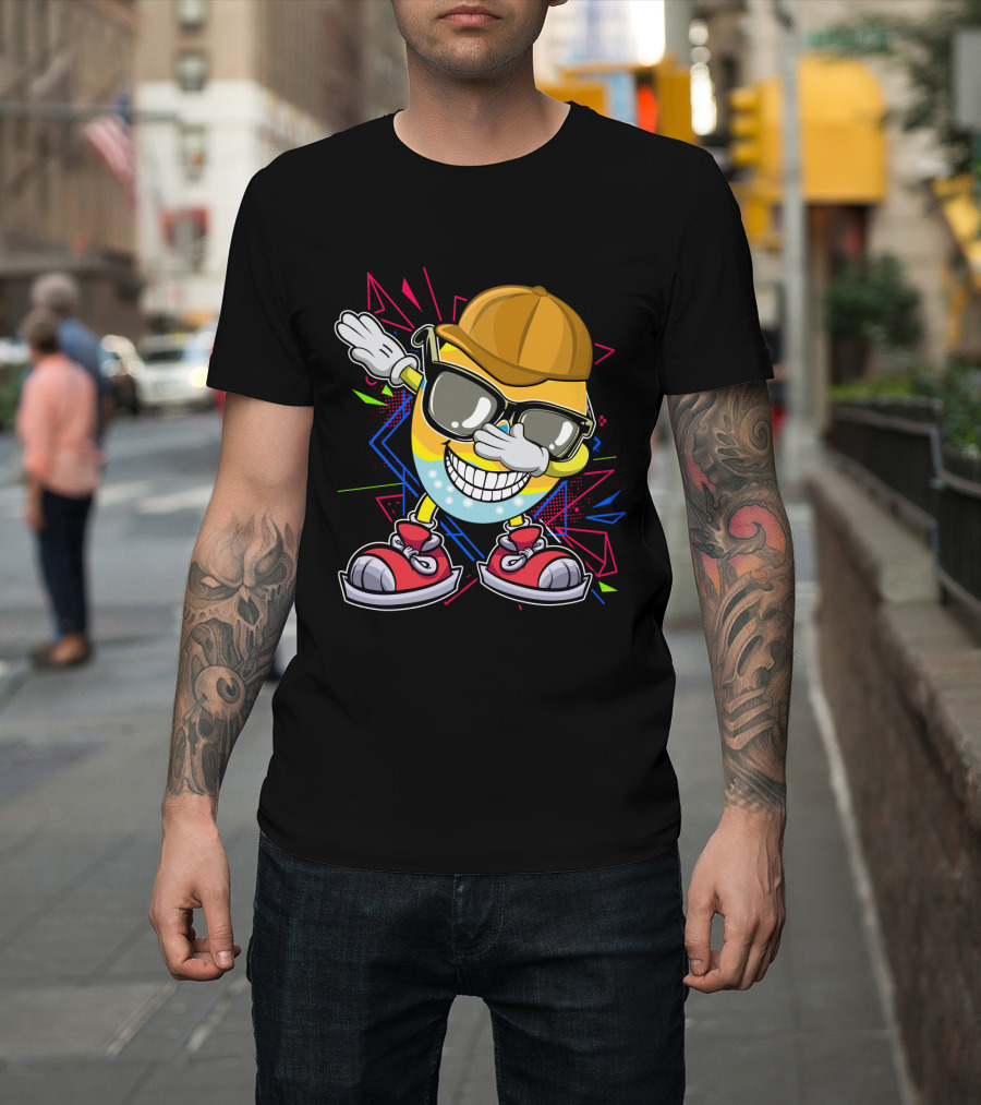 Dabbing Cool Easter Egg With Sunglasses And Cap T-Shirt