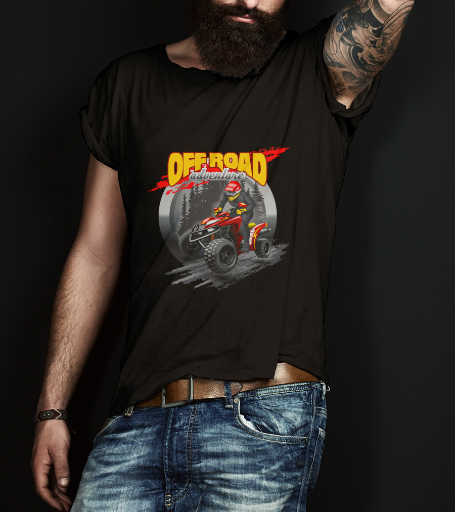 Off Road Adventure ATV Forest Racing T-Shirt