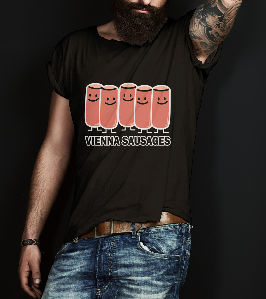 Vienna Sausages Happy Friends Smiling Quartet T-Shirt