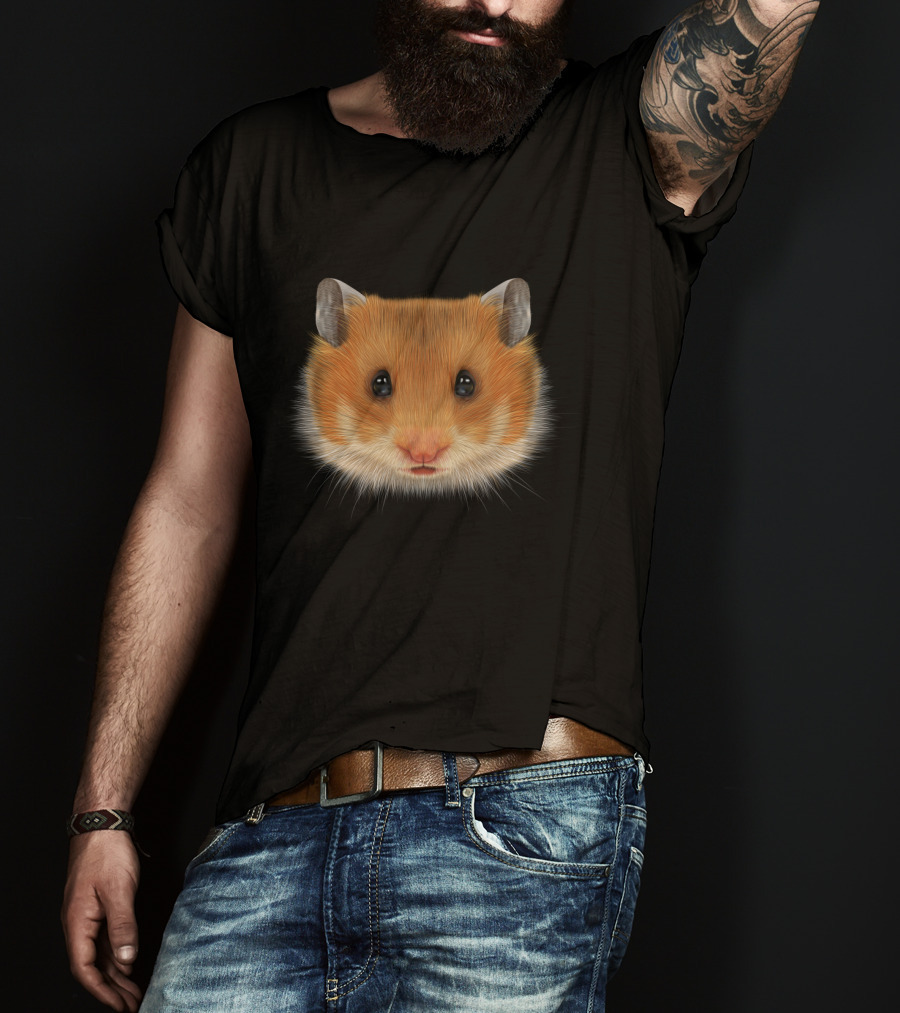 Hamster Face Close-Up T-Shirt