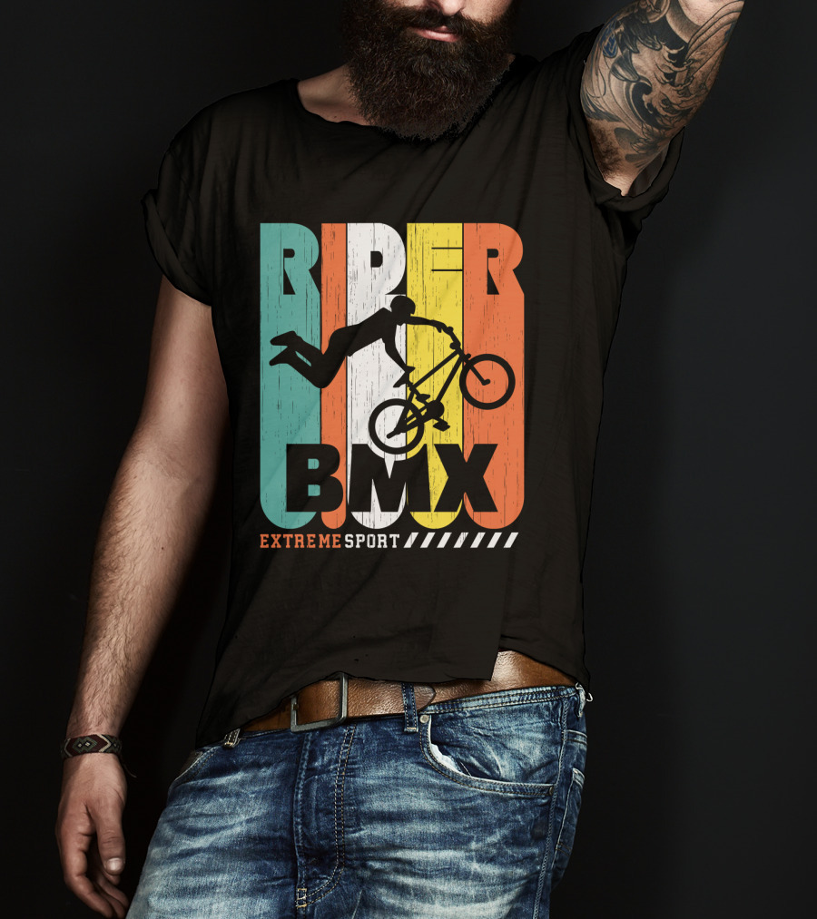 Rider BMX Extreme Sport T-Shirt