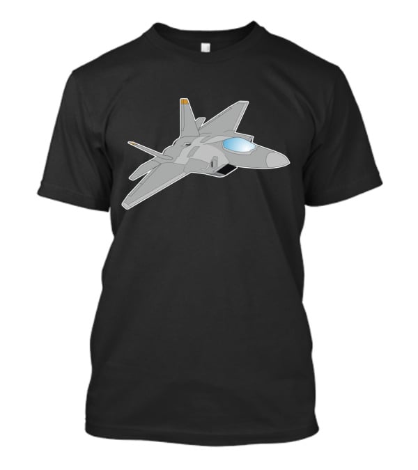 Airplane Force Fighter Combat Military F22 Raptor Jet T-Shirt
